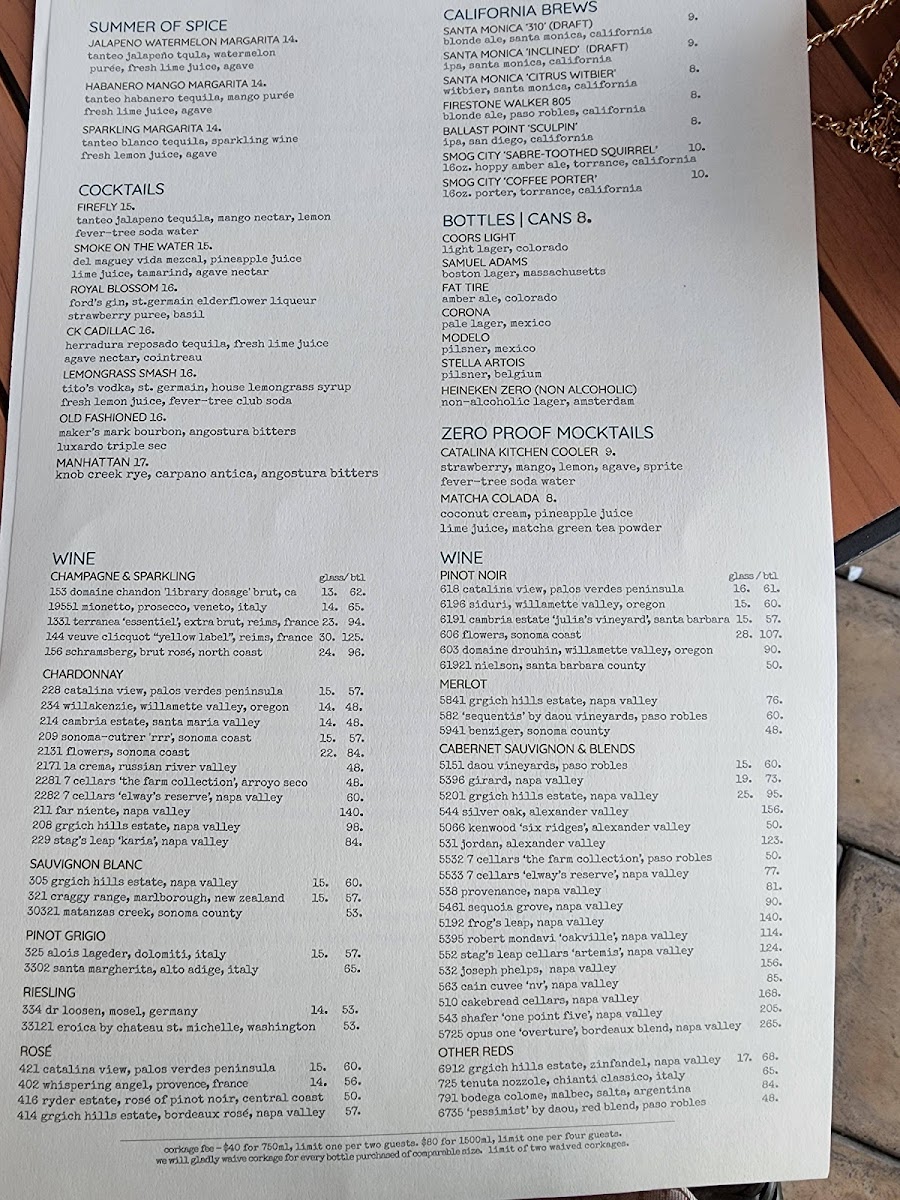 catalina kitchen Menu - Image 6
